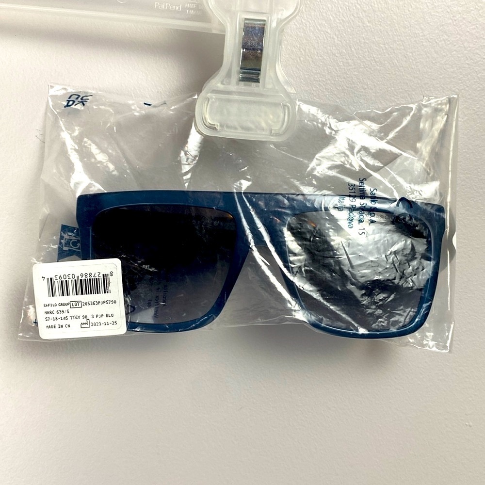 Marc Jacobs Sunglasses Full Rim Blue Rectangular Frame - Picture 12 of 13